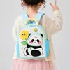 Nova Mochila de Jardim de Infância para Crianças, Mochila de Panda de Desenho Animado, Bonita e Leve, para Meninos e Meninas, Mochila Pequena de Bebê para a Escola