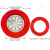 Anillo de Protección para Dardos de Material PU de 18 pulgadas Anillo de Protección Duro para Dardos Anillo de Protección para Diana de Dardos Protección de Pared Instalación Rápida