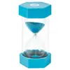 Reloj de arena hexagonal combinado para niños, tiempo de aprendizaje 60 minutos, decoración de embudo hexagonal, artículos de regalo de cumpleaños