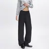 Pantalones de rayas verticales estilo old money para hombre, colección primavera y verano, pantalones largos retro de alta calle, pierna recta, corte holgado, con un ambiente relajado y casual