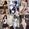 Una variedad de ropa interior sexual uniforme puro de estudiante JK de gato deseo puro sirvienta cheongsam conjunto combinado para club nocturno en nombre del pelo
