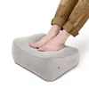 Almohadillas Inflables de PVC para Pies para Viajes de Larga Distancia Avión Almohadillas Inflables de una Sola Capa Afelpadas para Pies Almohadillas para Piernas Cojines para Asiento Antifatiga