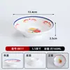 Cuencos y platos de melamina con imitación de esmalte vintage, cuencos para acompañamientos de hot pot de puesto callejero, cuencos para ingredientes de hot pot de calle comercial, platillos para condimentos y aceite