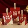 Caja de Dulces para Boda China Empaque de Dulces para Boda Caja Vacía de Gama Alta Nuevo Dibujo Animado Creativo Caja de Regalo de Dulces para Boda