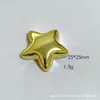 Puntos Dorados y Plateados Corazón de Diamante Oso Perro Globo Lazo Estrella de Cinco Puntas Mariposa m Bean Joyería DIY Agujero Material para Zapatos
