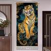 Nuevo Estilo Chino Sala de Estar Pintura de Tigre Entrada del Hogar Pintura Colgante Pintura Decorativa Tigre Bajando la Montaña Oficina Tigre Bajando la Montaña Pintura Tradicional China