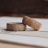 [Agitar el mismo párrafo] anillo de raíz de bodhi de jade blanco anillo de correr de fruto de bodhi manual diy accesorios para novias pareja venta al por mayor