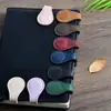 Porta-Marcador Magnético Retro Couro PU Caderno Especial Efeitos Couro Fivela Magnética Pingente Dupla Face Feito à Mão Decoração Fofa