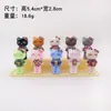 Decoração de Carro Criativa Fofa de Desenho Animado, Brinquedo Tendência Luminoso, Ornamento de Mesa de Resina 3D Fofo, Brinquedo Infantil Saco Surpresa
