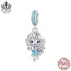 Nuevo Conjunto de Duende de Concha Estilo Océano de Aifulu Colgante de Plata de Ley S925 con Perlas Combinación de Personajes de Cuentas Sueltas para DIY