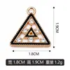 Exquisito Colgante Individual Geométrico DIY para Collar, Colgante Joyería Fabricante Venta Directa, Disponible para Lotes Mixtos Ventas Transfronterizas