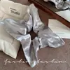 Goma para el pelo cuadrada brillante estilo coreano plateada para mujer, Lazo para coleta baja, Accesorio para el pelo cuadrado retro extragrande