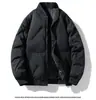 Invierno Nuevo Abrigo Chaqueta de Algodón Hombre Tendencia Uniforme de Béisbol Sencillo Versátil Cuello Alto Chaqueta Acolchada de Algodón