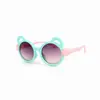 Gafas de Sol para Niños Lindo Oso Palma Dibujos Animados Gafas Lindas Lentes de Color Claro Gafas de Sol con Protección UV para Bebé Nuevas