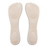 Zapatos de Tacón Alto de Fabricante Gel Cuero Terciopelo Almohadilla de Cinco Dedos Siete Puntos Suave Antideslizante Resistente al Desgaste Suela Suave No Cansado Plantilla de Media Talla