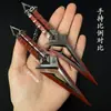 Contrato Intrépido Modelo Periférico de Metal Liga de Zinco Ornamento Brinquedo Plástico Grande Seita da Água Lâmina Onda Negra Individual 16cm