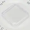 Caixa de embalagem para armazenamento de unhas postiças acrílica de alta transparência, portátil, espessa, transparente, caixa de exibição de produto acabado requintada, 28 gramas, atacado