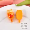 Ursinho Fofo Hambúrguer Comida Brinquedo Acessórios Casa de Bonecas DIY Feito à Mão Gel de Creme Presilha de Cabelo Acessórios de Cabelo Acessórios de Resina