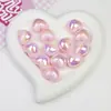 Ding Yi K26 Luna Fría Corazón Colorido Galvanizado Color Sólido Cuentas Sueltas Cuentas con Forma de Corazón Accesorios para Cadena de Teléfono DIY