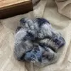Estilo Retro Coreano Cuadros Felpa Lazo para el Cabello Británico Bola para Cola de Caballo Cuerda de Pelo Peluda Accesorios para el Cabello de Mujer