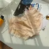 Calcinhas Sexy de Renda Francesa Sem Costura de Cintura Média para Mulheres com Laço, Renda Transparente, Forro 100% Algodão, Calcinhas de Menina