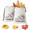 Nuevos Productos Transfronterizos, Bolsas de Almacenamiento de Verduras y Frutas de Primavera y Verano, Bolsas de Almacenamiento para Snacks y Juguetes, Lavables y Resistentes a las Manchas, Hechas Según Su Diseño