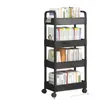 Estante de Almacenamiento con Carrito Cocina de Pie Dormitorio Multicapa Bocadillos para Bebé Móvil Baño Inodoro Estante de Almacenamiento