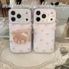 Funda de teléfono linda de oso estilo coreano para iPhone 18 Pro Max, también adecuada para 16 Pro y 18 Pro/15