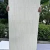 Novo Travertino de Bambu Cerâmica Macia Pedra Flexível Padrão de Bambu Pedra Macia Painéis Decorativos de Parede Interna e Externa Parede de Fundo Travertino Criativo