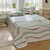 Sábana de Algodón Grueso Clase A, Pieza Única de Algodón Puro para Primavera, Uso en Casa Sábana Doble de Algodón Puro, Juego de Tres Piezas para Cama Individual de Dormitorio