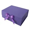 Caja plegable de una sola pieza lista para imprimir logo, Caja de embalaje para exportación, Fabricante de impresión de caja con forma de libro y tapa abatible magnética