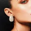 Pendientes de Perla Gotas de Agua Retro Franceses para Mujer Lujo Ligero Diseño de Nicho Coreano Pendientes Elegantes de Perla Coma Pendientes