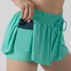 Saia Curta Esportiva para Mulheres Popular Transfronteiriça Amazon Roupa Pai-Filho Saia Curta para Corrida Tênis Shorts Esportivos com Bolso para Mulheres