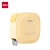 Cinta métrica de acero Deli, elegante y simple, bloqueo automático, cinta métrica portátil para el hogar, regla para uso en ingeniería y decoración, venta al por mayor
