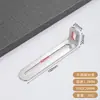 Soporte de ángulo de acero inoxidable con agujeros largos ajustables, fijador de ángulo recto de 90 grados móvil de doble cabeza, pieza de ángulo de hierro en forma de L