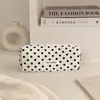 Estuche floral estilo retro, organizador de papelería de gran capacidad para estudiantes de secundaria y preparatoria, bolsa de cosméticos portátil, bolsa de lona