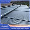 Toldo de Policarbonato Elétrico Personalizado de Liga de Alumínio, Isolamento Térmico e Proteção Solar, Toldo para Pátio, Persiana Metálica Automática de Enrolar para Terraço