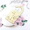 Cartão de Milhagem de Crescimento de Bebê de Madeira Escrevível Cabide de Roupas Dividido para Guarda-Roupa de Bebê Tamanho Dividido Pendurado