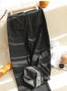 ¡Look adelgazante para ir al trabajo! Pantalones de Lana Acetato Lana 680g Engrosados Cálidos de Cintura Alta Rectos Ajustados de Pierna Ancha para Mujer en Otoño e Invierno