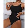 Traje de baño de una pieza estilo europeo y americano 2025 para mujer, Comercio exterior, que disimula el abdomen, Ajustado, Bikini para aguas termales, Venta al por mayor con copas en el pecho