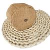 Bolsa Transfronteriza para Plantar, Set de Empaque de Flores Tejidas a Crochet con Lana y Palo Retorcido, Cubo Bolsa Redondo de Imitación de Cáñamo y Yute para Protección de Plantas