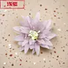 Flores de Crisantemo, Cabezas de Crisantemo Grandes, Decoraciones de Boda, Montaje de Escena Exterior, Arco de Pared de Flores, Flores Artificiales de Seda, Decoración del Hogar