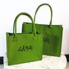 Bolsa de Regalo Bolsa de Hombro de Fieltro para el Correo de la Gente Bolsa de Hombro para Té con Leche y Café Bolsa de Hombro de Fieltro