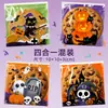 Nuevas Galletas de Halloween Transfronterizas 2026, Pasteles de Copo de Nieve, Empaques de Dulces, Regalos para Fiestas de Halloween, Bolsas Autoadhesivas