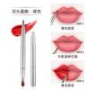 Escova de Lábios Dupla Cabeça Retrátil Corretivo Portátil Batom Escova Linha Lip Pincel Multifuncional Sombra Lip Glaze Pincel Beleza Ferramenta de Maquiagem