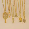 Collar de Pez con Incrustaciones de Diamantes Serie Playa y Océano Versátil Europeo y Americano para Mujer Transfronterizo Lujo Ligero Acero de Titanio de Alta Gama Colgante Venta al por Mayor