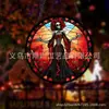 Apanhador de Sol de Acrílico de Halloween Aranha Abóbora Morcego Decoração de Jardim Pingente Atacado em Estoque