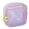 Bolsa de Tofu Dopamina Mini de Malha Portátil para Viagem Bolsa de Armazenamento de Artigos de Higiene Pessoal e Cosméticos Bolsa para Retoque de Maquiagem Bolsa de Malha para Diversos