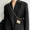 Cadena de cintura para mujer moda de verano estilo Chanel cadena decoración de estudiante con cinturón para vestido cinturón de jeans de alta calidad