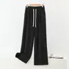 Pantalones Térmicos Nuevos para Dormir, Pantalones Casuales para Mujer, Adecuados para Usar al Aire Libre, Pantalones Largos de Doble Cara de Forro Polar para Otoño e Invierno, Pantalones Cálidos para Casa con Bolsillos